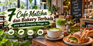 7 Cafe Matcha dan Bakery Terbaik yang Wajib Dikunjungi Minggu Ini