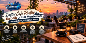 Daftar Cafe Rooftop Terbaik untuk Menikmati Pemandangan Senja Kota
