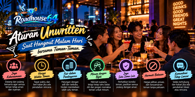 Aturan Unwritten Saat Hangout Malam Hari bersama Teman-Teman