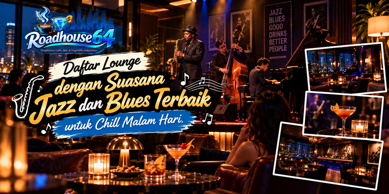 Daftar Lounge dengan Suasana Jazz dan Blues Terbaik untuk Chill Malam Hari