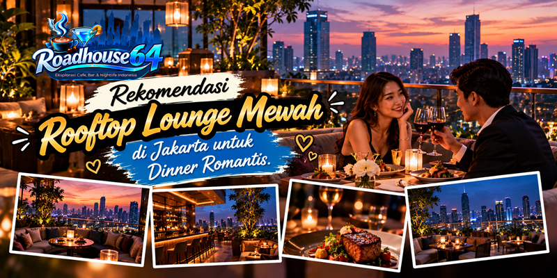 Rekomendasi Rooftop Lounge Mewah di Jakarta untuk Dinner Romantis