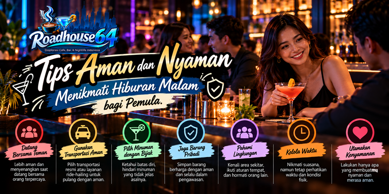 Tips Aman dan Nyaman Menikmati Hiburan Malam bagi Pemula